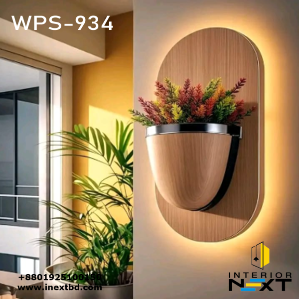 Eco-Friendly Wall Planter with LED Lighting - WPS-934