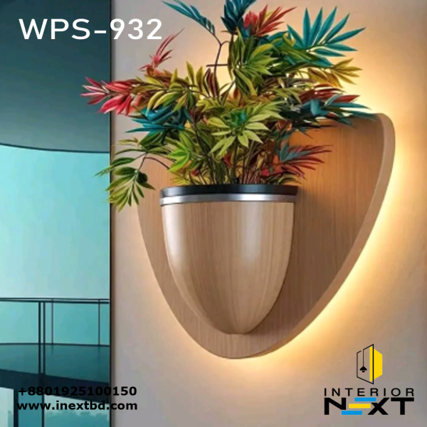 Eco-Friendly Premium Wooden Wall Planter - WPS-932