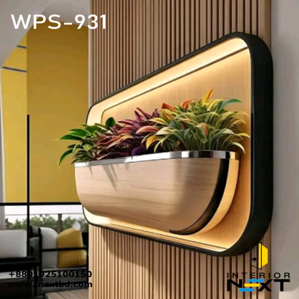 Eco-Friendly Premium Wooden Wall Planter - WPS-931