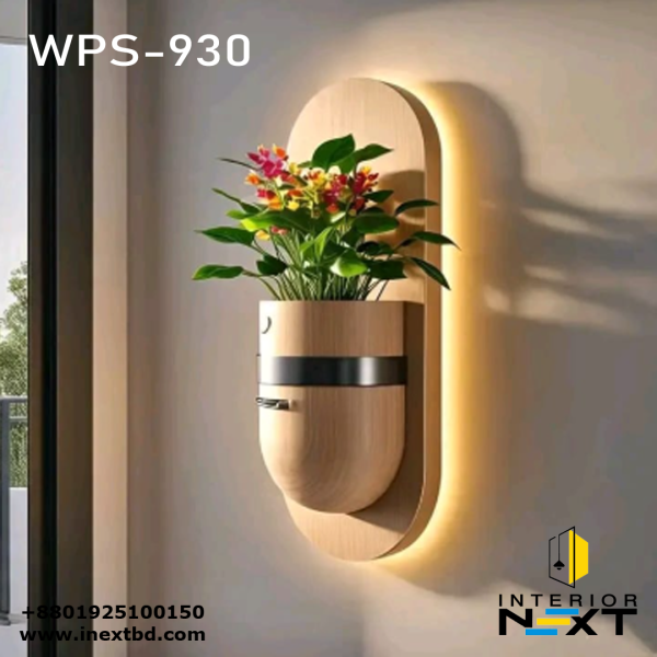 Eco-Friendly Wooden Wall Planter - WPS-930
