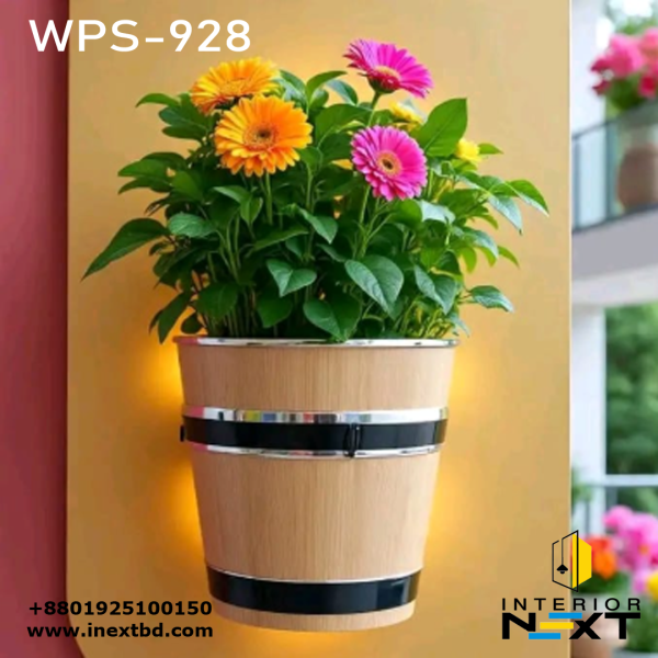 Eco-Friendly Wooden Wall Planter Pot - WPS-928