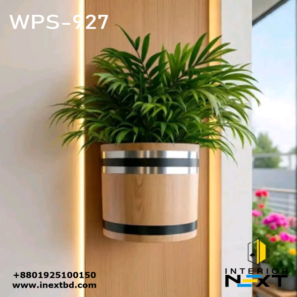 Eco-Friendly Wooden Wall Planter Pot - WPS-927