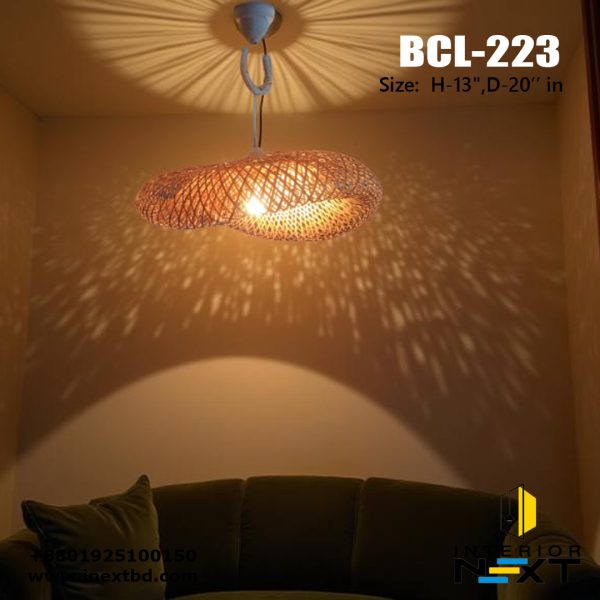 Oyster Shape Double Layer Hanging Lampshade