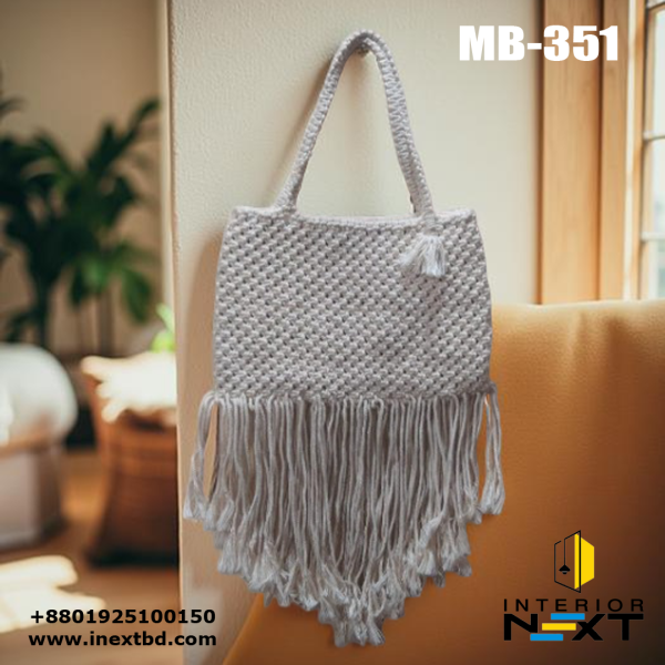 Macrame Cotton Purse Bag