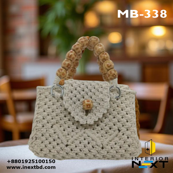 Macrame Cotton Tote Bag