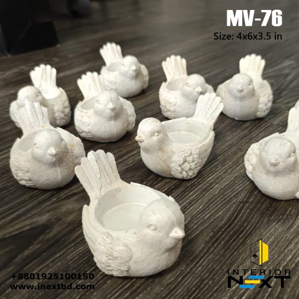 Dove Bird Candle Holder