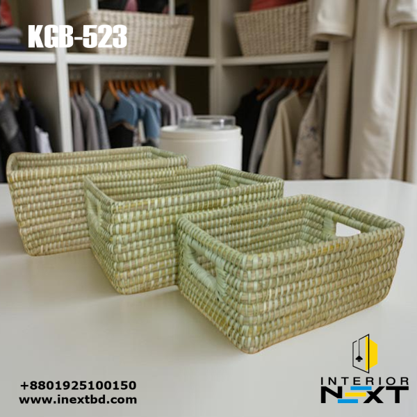 Kaisa Handmade Multi-Purpose Basket Set of 3