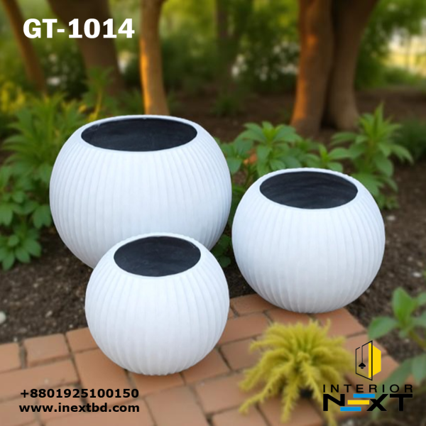 Eco-Friendly Round Garden Pot