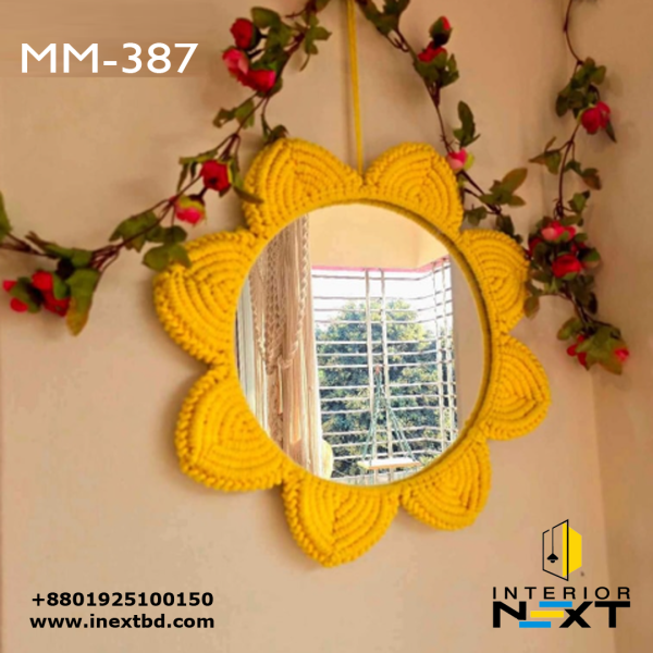 Macrame Decorative Mirror