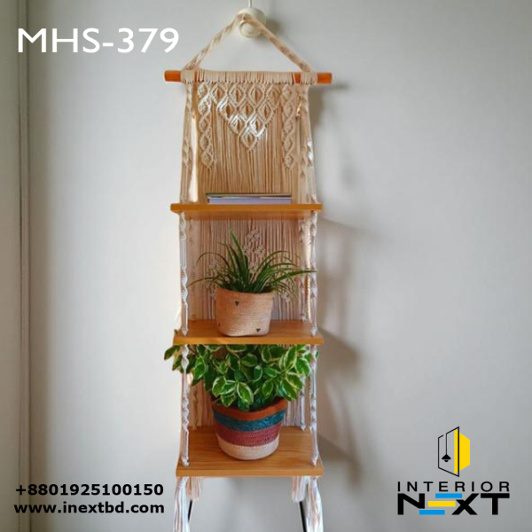 Macrame Wall Hanging Shelf