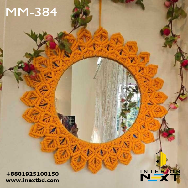 Macrame Decorative Mirror