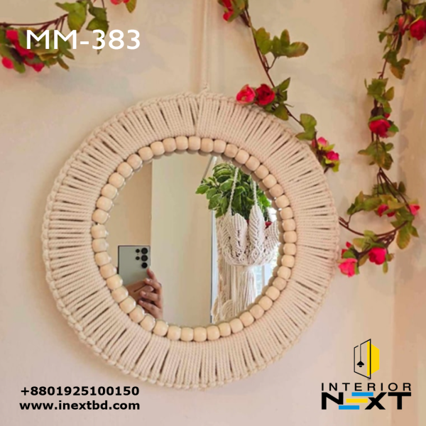 Macrame Decorative Mirror