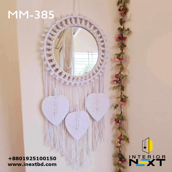 Macrame Decorative Mirror