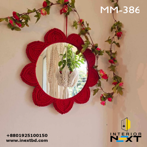 Macrame Decorative Mirror