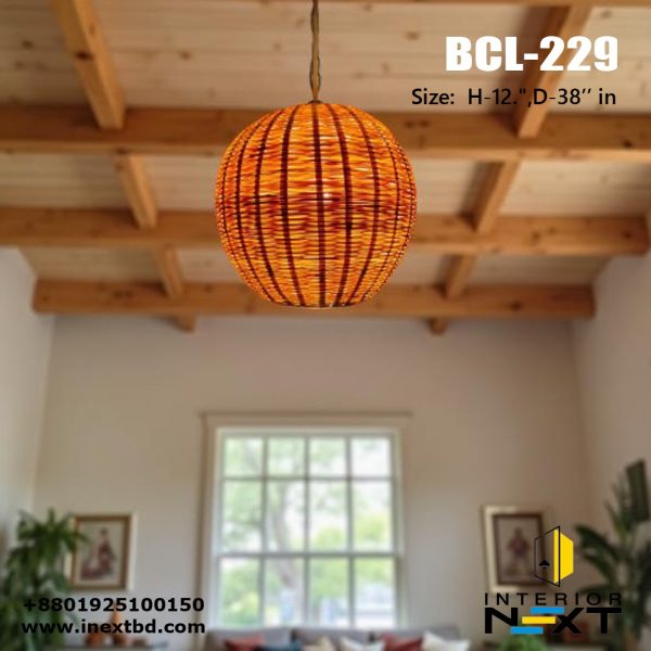 Bamboo Round Dream Ceiling Lampshade