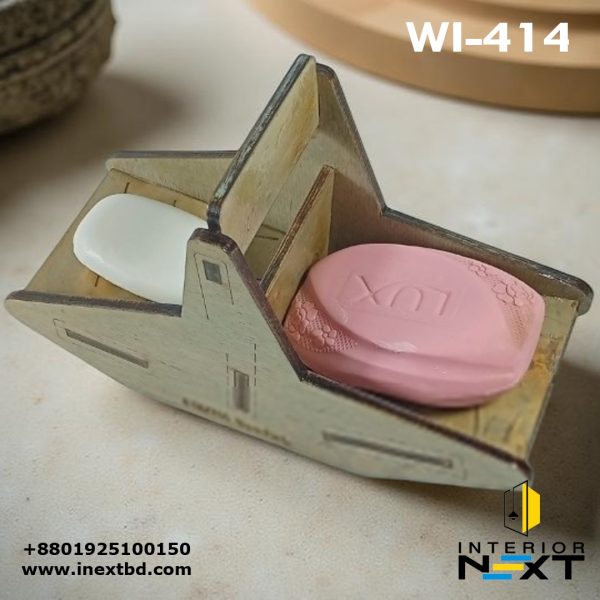 Wooden Soap Dish – Handcrafted Froth Basket with Polished Finish
