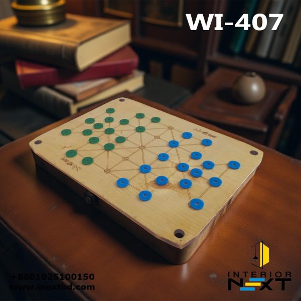 Handcrafted Wooden Bead Game 16 – Eco-Friendly Classic Strategy Board Gamet