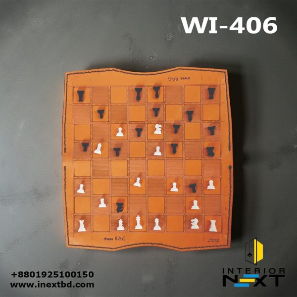 Portable Wooden Chess Bag – Foldable Eco-Friendly Travel Chess Set