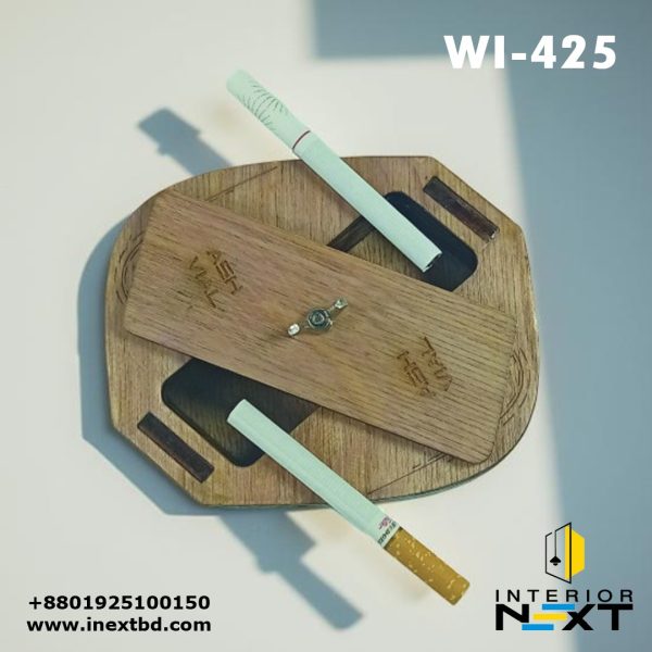 Wooden Ash Tray – Handcrafted & Polished Ash Vial for Elegant Smoking Spaces