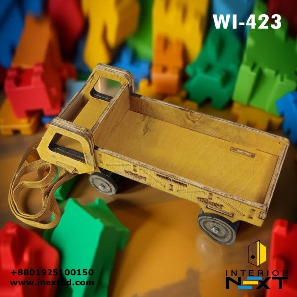 Handcrafted Wooden Toy Truck – Eco-Friendly Vehicle Play for Kids