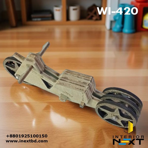 Handcrafted Wooden Motorcycle Toy – Eco-Friendly Vuture Goti Bike for Kids