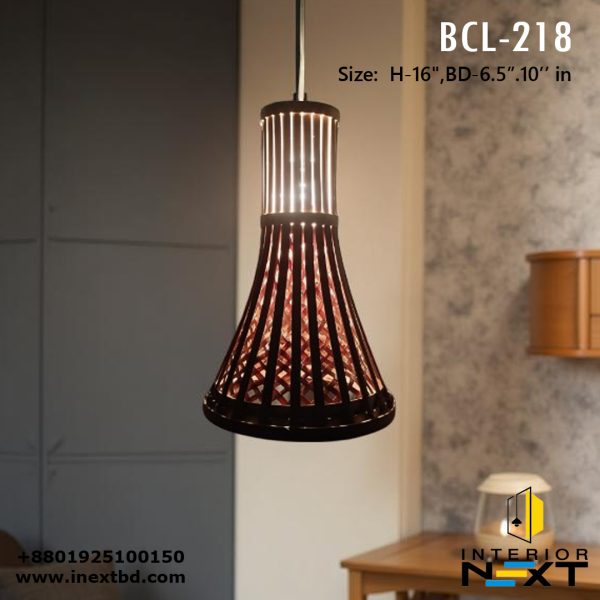 Bamboo Pendant Light Shade