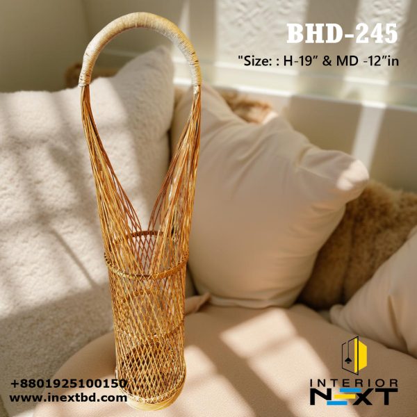 Bamboo Flower Holder Decor