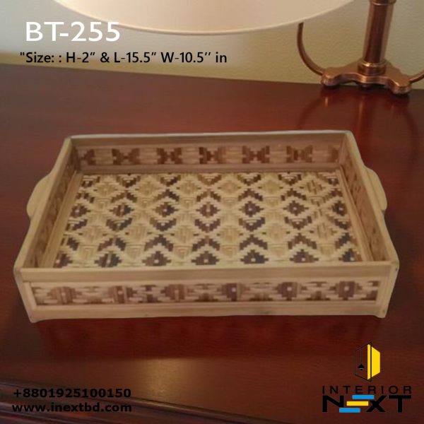 Bamboo Decorative Serving Tray