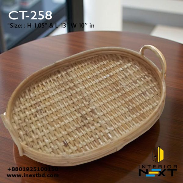 Bamboo Oval Serving Tray 2