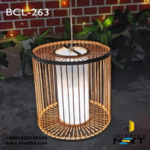 Bamboo Hanging Pendant Light