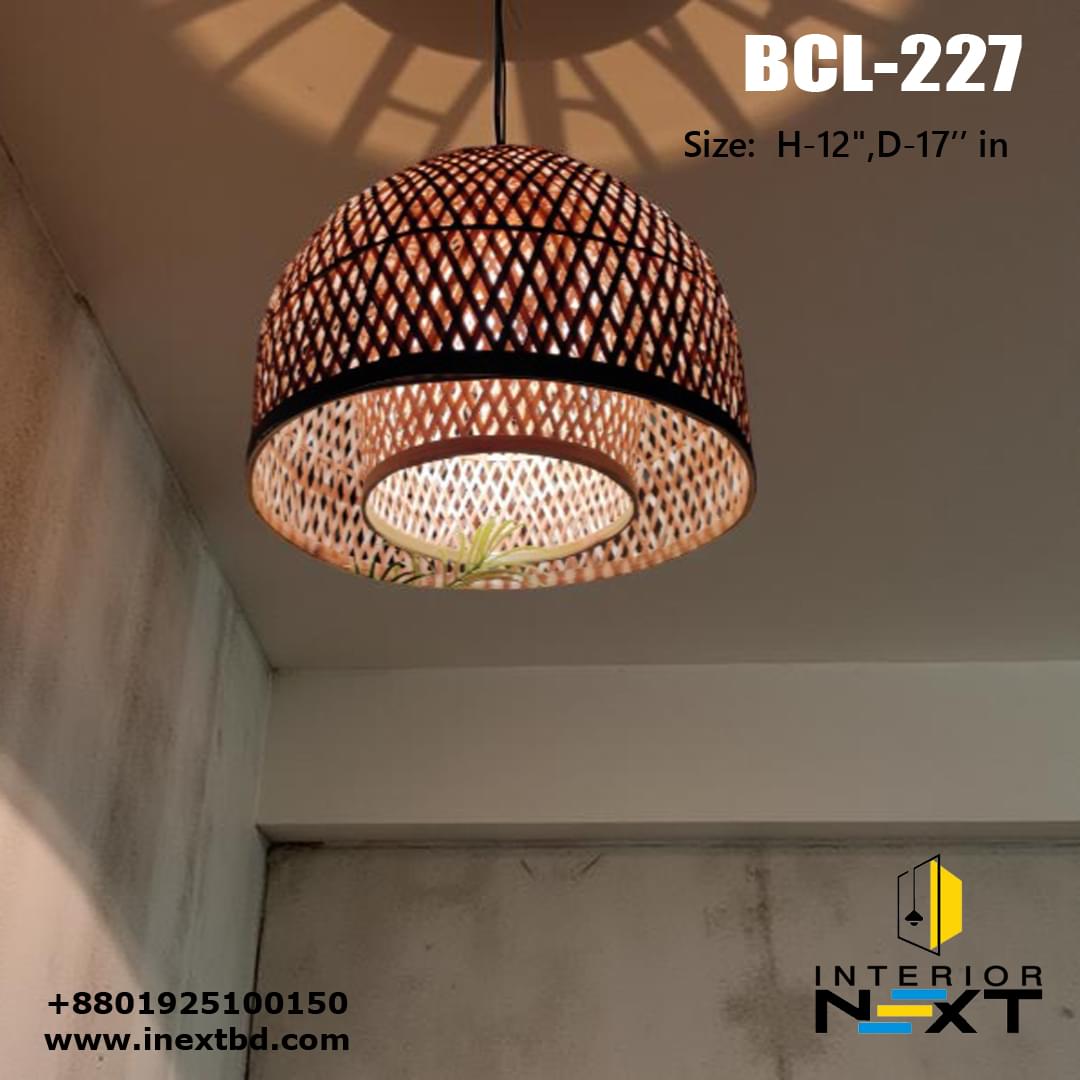 Large Weaving Two layer Pendant Lampshade